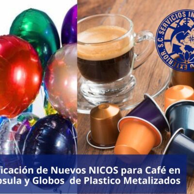 Nuevos NICOS para el Café en Capsulas y Los Globos Plásticos Metalizados